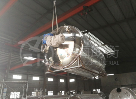 突尼斯客戶(hù)30噸存儲(chǔ)罐